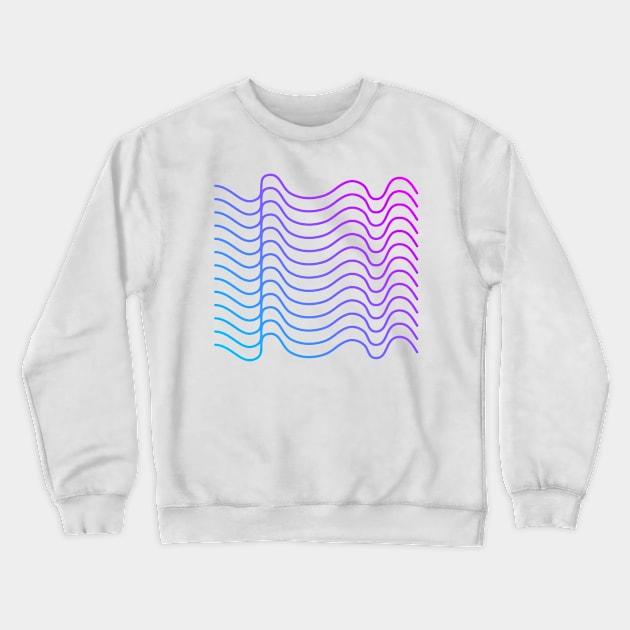 Wave Crewneck Sweatshirt by ochkarique